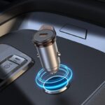 Carregador de Carro Hoco NZ16 Rigorous PD30W com Cabo Tipo-C para Tipo-C 1M Cinza Metálico - Image 9