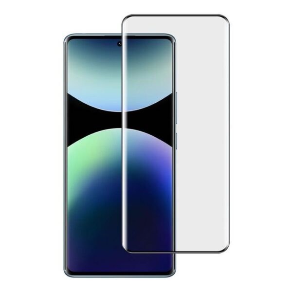 Pelicula De Vidro 5D Curvado Xiaomi Redmi Note 14 Pro/Note14 Pro+/Poco X7 Preto