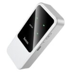 Router Wi-Fi6 Portátil Hoco HI42 4G 150MBPS com 2000mAh para Europa, Ásia e África Branco - Image 7