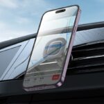 Suporte de Telefone para Carro Magnético Hoco H72 Crown para Saída de Ar Preto - Image 8