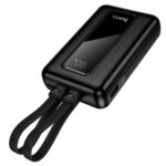 Power Bank Hoco J162A com Tipo-C+Lightning Cabo 22.5W+PD20W 20000mAh Preto