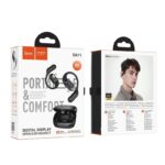 Auscultador aberto sem fio Hoco EA11 Honey Preto - Image 6