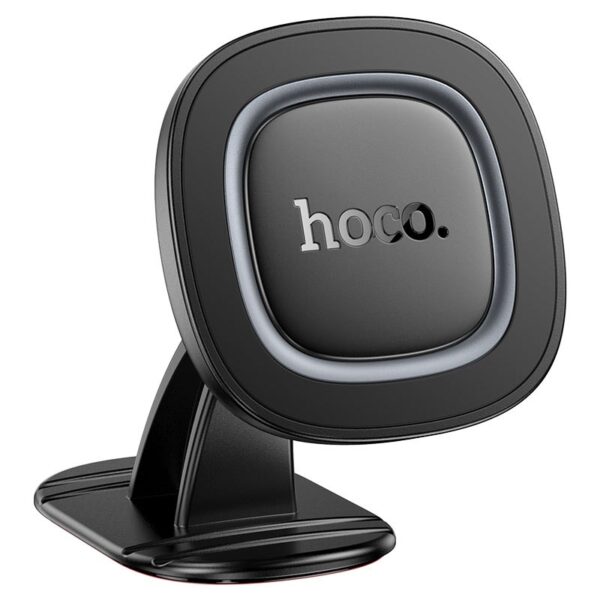 Suporte de Telefone para Carro Console Central Hoco H73 Crown Para Painel Preto