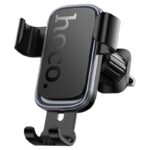 Suporte de Telefone para Carro Gravity Hoco H80 Vista para Saída de Ar Cinza Metalizado Preto - Image 3