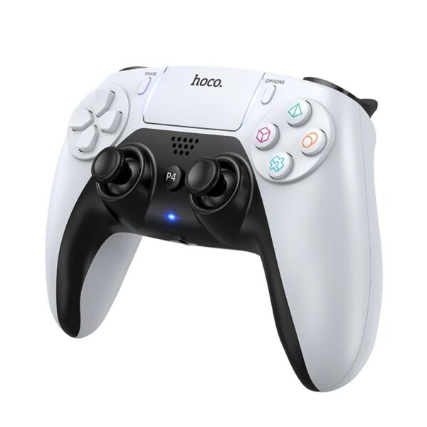 Controle Sem fio Hoco GA1 Phoenix para PS4/PS5 Branco