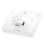 Relógio Eletrónico de Interior Hoco HX41 5 em 1 com Visor de Higrotermómetro Branco - Image 7