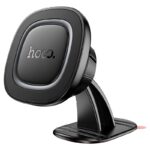 Suporte de Telefone para Carro Console Central Hoco H73 Crown Para Painel Preto - Image 4