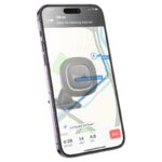 Suporte de Telefone para Carro Console Central Hoco H73 Crown Para Painel Preto - Image 5