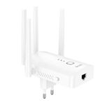Adaptador de Placa de Rede sem fios Hoco HI35 Wifi4 2.4G 300MBPS com 4 Antenas Externas Branco - Image 4