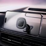 Suporte de Telefone para Carro Console Central Hoco H73 Crown Para Painel Preto - Image 9